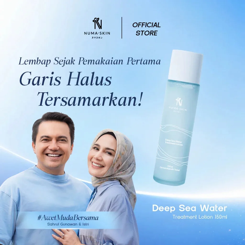 Numa Skin Deep Sea Water Treatment Lotion bersama brand ambassador