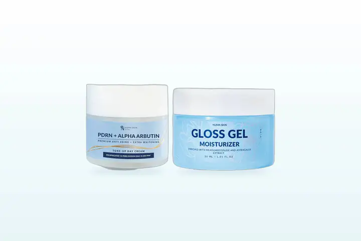 Kemasan resmi Paket Moist Glow Duo Numa Skin