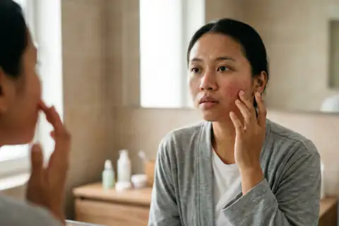 Wajah memerah dan kusam karena takut memakai sunscreen di siang hari